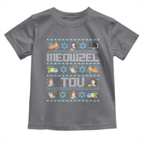 Funny Hanukkah Cats Toddler T Shirt Meowzel Tov Chanukah Menorah David Stars