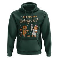 Funny Christmas Nurse Hoodie Did You Try Icing It Gingerbreads