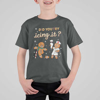 Funny Christmas Nurse T Shirt For Kid Did You Try Icing It Gingerbreads - Wonder Print Shop