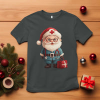 Funny Christmas Santa Doctor Medical T Shirt - Wonder Print Shop
