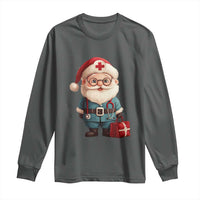 Funny Christmas Santa Doctor Medical Long Sleeve Shirt