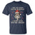 Funny Christmas Santa Doctor Medical T Shirt I See You When You're Sleeping I Know When You're Awake - Wonder Print Shop