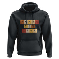 Funny Happy New Year Periodic Table Elements Hoodie Chemistry Teacher Student