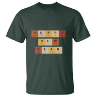 Funny Happy New Year Periodic Table Elements T Shirt Chemistry Teacher Student
