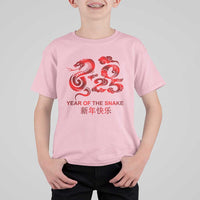 Year Of The Snake Lunar Chinese New Year 2025 T Shirt For Kid