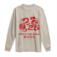Year Of The Snake Lunar Chinese New Year 2025 Long Sleeve Shirt
