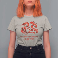 Year Of The Snake Lunar Chinese New Year 2025 T Shirt For Women