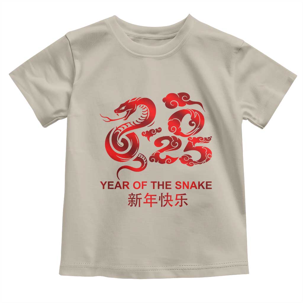Year Of The Snake Lunar Chinese New Year 2025 Toddler T Shirt