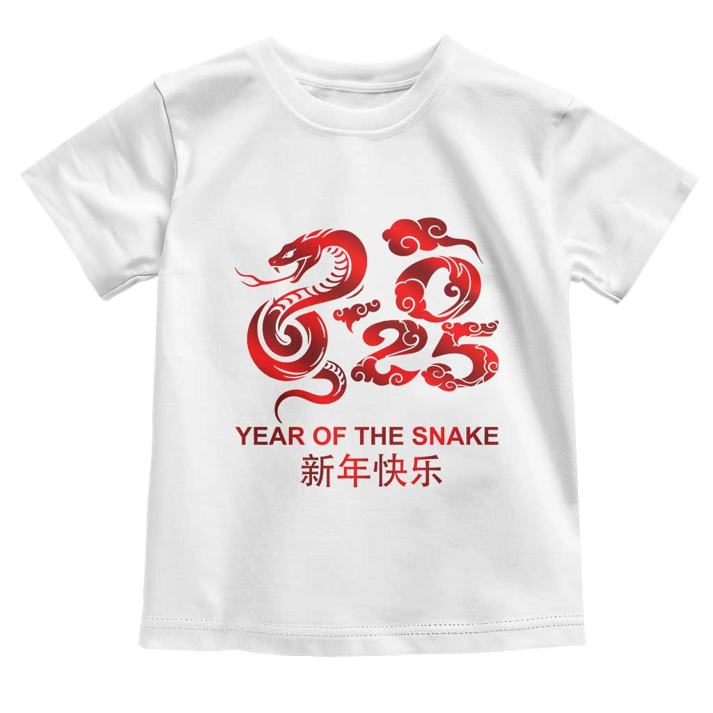 Year Of The Snake Lunar Chinese New Year 2025 Toddler T Shirt