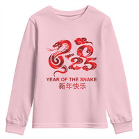 Year Of The Snake Lunar Chinese New Year 2025 Youth Sweatshirt