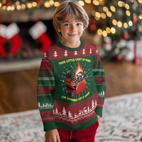 Funny Lil Fire Dumpster Racoon Ugly Christmas Sweater This Little Light Of Mine I'm Gonna Let It Shine - Wonder Print Shop