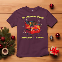 Funny Lil Fire Dumpster T Shirt This Little Light Of Mine I'm Gonna Let It Shine - Wonder Print Shop
