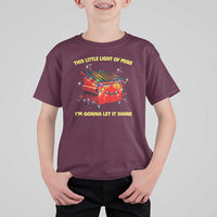 Funny Lil Fire Dumpster T Shirt For Kid This Little Light Of Mine I'm Gonna Let It Shine - Wonder Print Shop