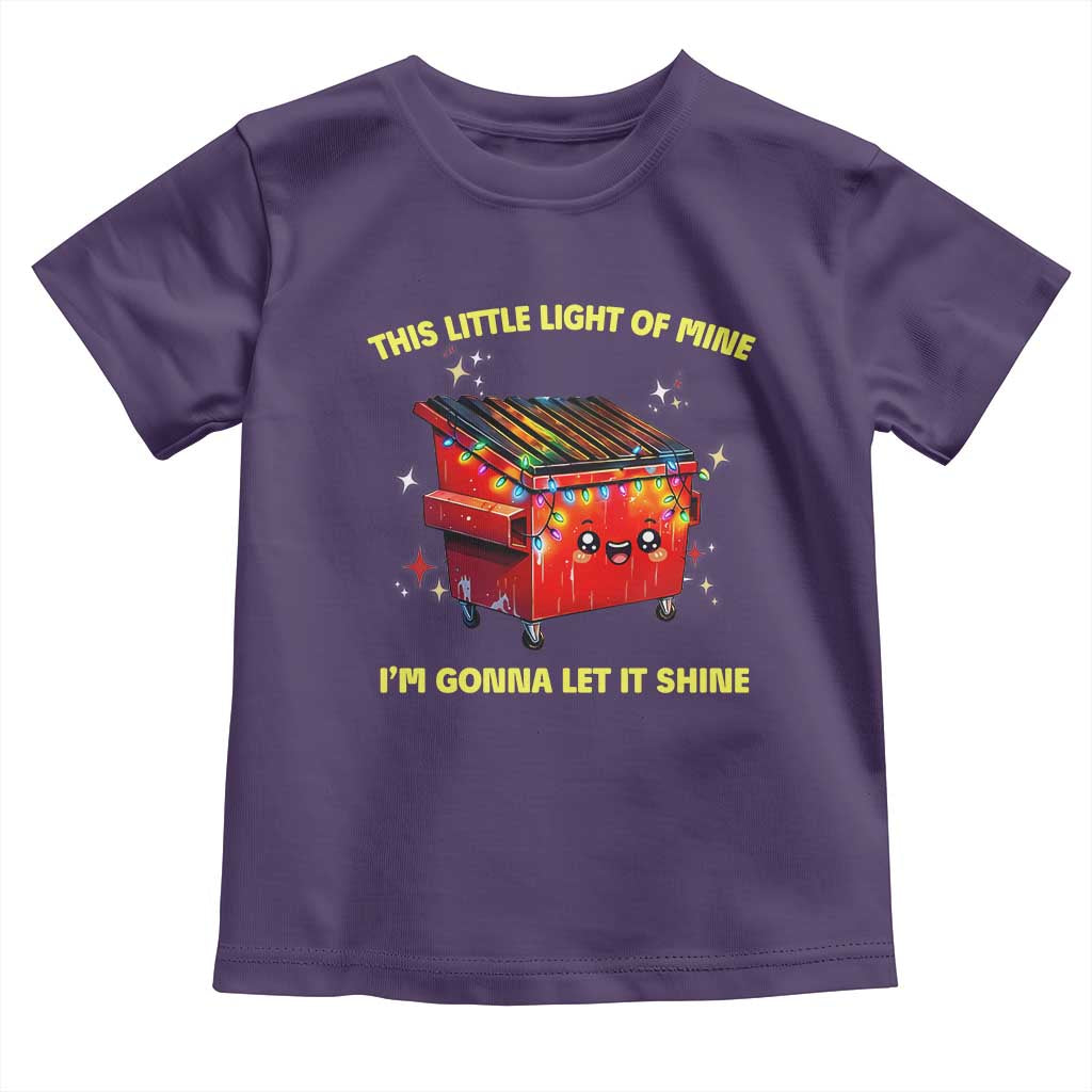 Funny Lil Fire Dumpster Toddler T Shirt This Little Light Of Mine I'm Gonna Let It Shine