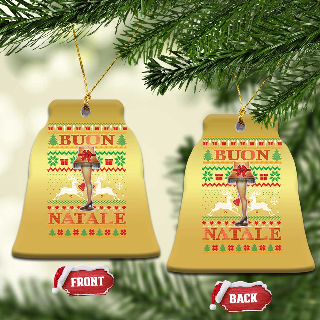 Funny Xmas Movie Christmas Ornament Buon Natale Lamp Italian Christmas - Wonder Print Shop