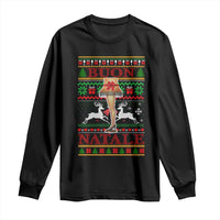 Funny Christmas Movie Long Sleeve Shirt Buon Natale Lamp Italian Christmas