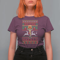 Funny Christmas Movie T Shirt For Women Buon Natale Lamp Italian Christmas - Wonder Print Shop