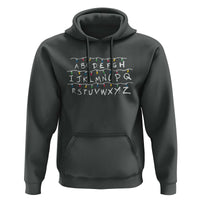 Funny Stranger Christmas Hoodie Alphabet Xmas Lights Movie - Wonder Print Shop