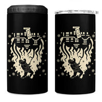 Funny Stranger Christmas 4 in 1 Can Cooler Tumbler Heavy Metal Santa Upside Down - Wonder Print Shop
