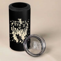 Funny Stranger Christmas 4 in 1 Can Cooler Tumbler Heavy Metal Santa Upside Down - Wonder Print Shop