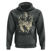 Funny Stranger Christmas Hoodie Heavy Metal Santa Upside Down - Wonder Print Shop
