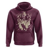 Funny Stranger Christmas Hoodie Heavy Metal Santa Upside Down - Wonder Print Shop