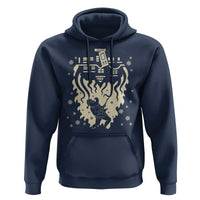 Funny Stranger Christmas Hoodie Heavy Metal Santa Upside Down - Wonder Print Shop