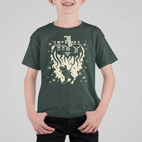 Funny Stranger Christmas T Shirt For Kid Heavy Metal Santa Upside Down - Wonder Print Shop