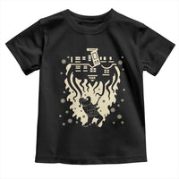 Funny Stranger Christmas Toddler T Shirt Heavy Metal Santa Upside Down - Wonder Print Shop