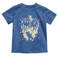 Funny Stranger Christmas Toddler T Shirt Heavy Metal Santa Upside Down - Wonder Print Shop