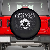 Funny RPG Gamer Dont Worry I Have A Plan Spare Tire Cover D20 Tabletop - Wonder Print Shop