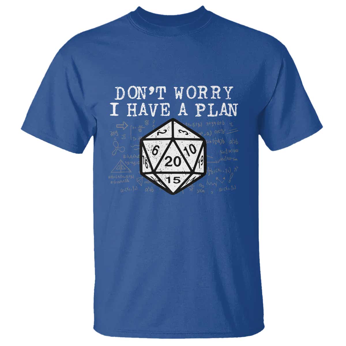 Funny RPG Gamer Dont Worry I Have A Plan T Shirt D20 Tabletop - Wonder Print Shop