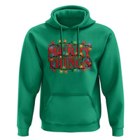 Funny Stranger Christmas Hoodie Merry Things Xmas Movie Neon Lights - Wonder Print Shop