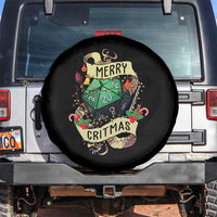 Funny Christmas Tabletop RPG Spare Tire Cover Merry Critmas D20 RPG Gamer Gaming - Wonder Print Shop