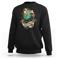 Funny Christmas Tabletop RPG Sweatshirt Merry Critmas D20 RPG Gamer Gaming - Wonder Print Shop