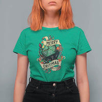 Funny Christmas Tabletop RPG T Shirt For Women Merry Critmas D20 RPG Gamer Gaming - Wonder Print Shop