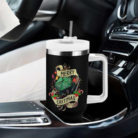 Funny Christmas Tabletop RPG Tumbler With Handle Merry Critmas D20 RPG Gamer Gaming - Wonder Print Shop