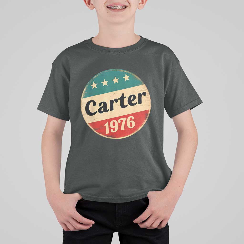 Jimmy Carter Supporter T Shirt For Kid 39th President U.S Presidential Election 1976