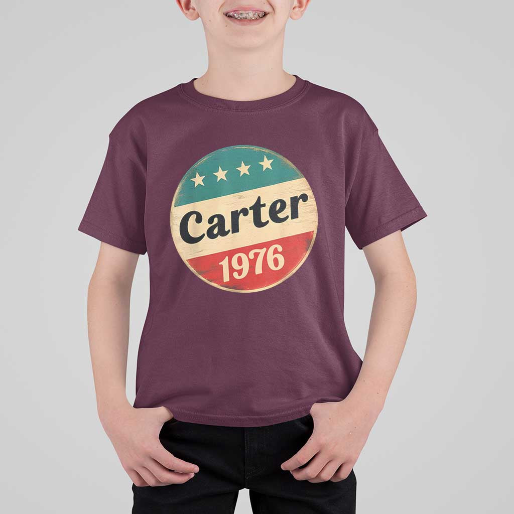 Jimmy Carter Supporter T Shirt For Kid 39th President U.S Presidential Election 1976