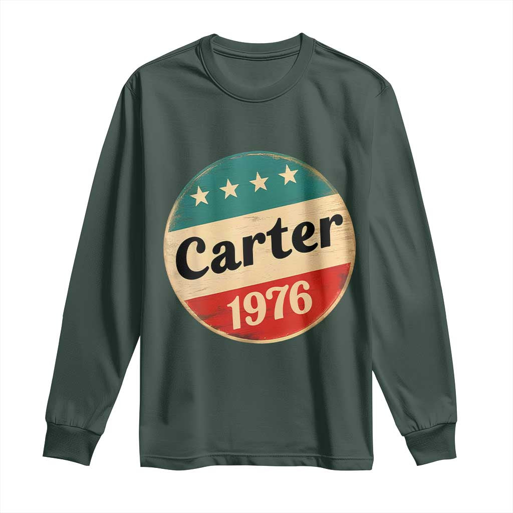 Jimmy Carter Supporter Long Sleeve Shirt 39th President U.S Presidential Election 1976