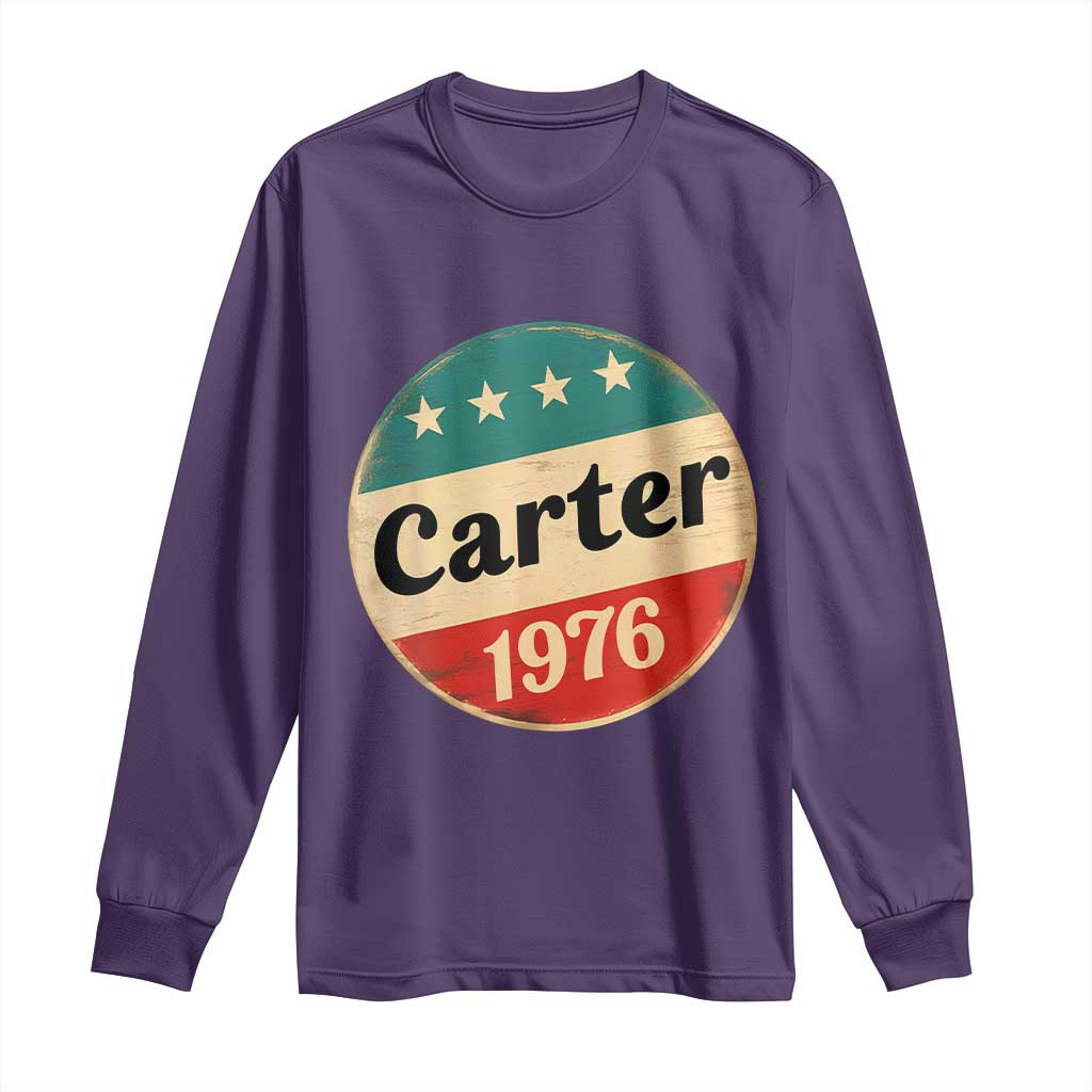 Jimmy Carter Supporter Long Sleeve Shirt 39th President U.S Presidential Election 1976