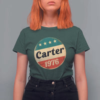 Jimmy Carter Supporter T Shirt For Women 39th President U.S Presidential Election 1976