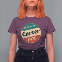 Jimmy Carter Supporter T Shirt For Women 39th President U.S Presidential Election 1976
