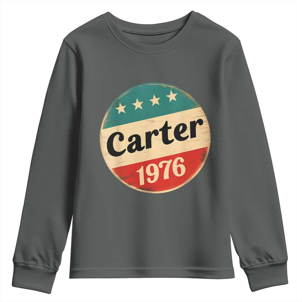 Jimmy Carter Supporter Youth Sweatshirt 39th President U.S Presidential Election 1976