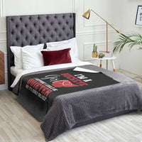 I Am A Buckeye Girl I Suppose I Could Be Quieter Throw Blanket Ohio State - Wonder Print Shop