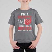 I Am A Buckeye Girl I Suppose I Could Be Quieter T Shirt For Kid Ohio State - Wonder Print Shop