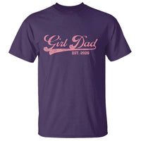 Girl Dad Est 2026 T Shirt Dad Of Girl 2026 Pink Baby Announcement - Wonder Print Shop