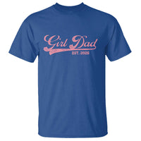 Girl Dad Est 2026 T Shirt Dad Of Girl 2026 Pink Baby Announcement - Wonder Print Shop