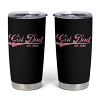 Girl Dad Est 2026 Tumbler Cup Dad Of Girl 2026 Pink Baby Announcement - Wonder Print Shop