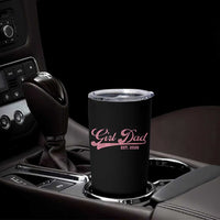 Girl Dad Est 2026 Tumbler Cup Dad Of Girl 2026 Pink Baby Announcement - Wonder Print Shop